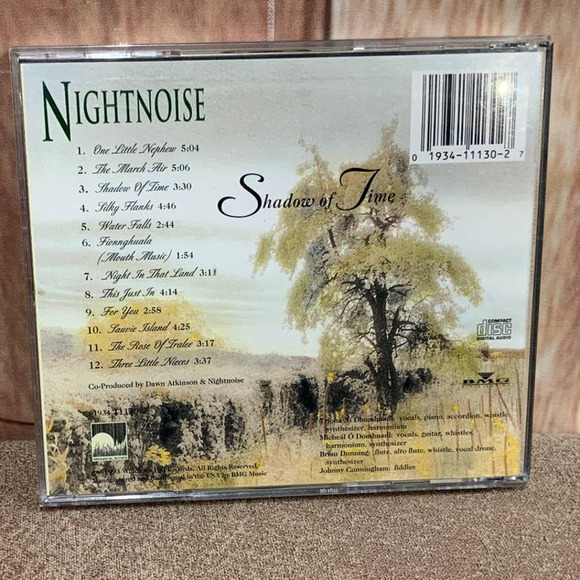 1993 Shadow Of Time by Nightnoise Celtic World Audio Music CD - Picture 3 of 3